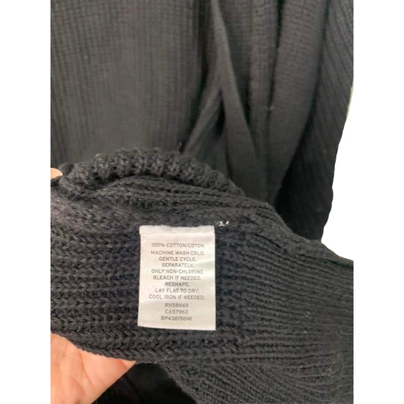 BP. Black Open Stitch Cardigan Size Small NEW - Picture 6 of 6